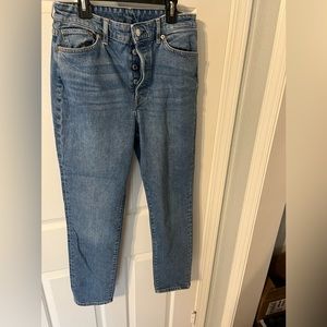 H&M MOM BLUE JEANS SIZE 6